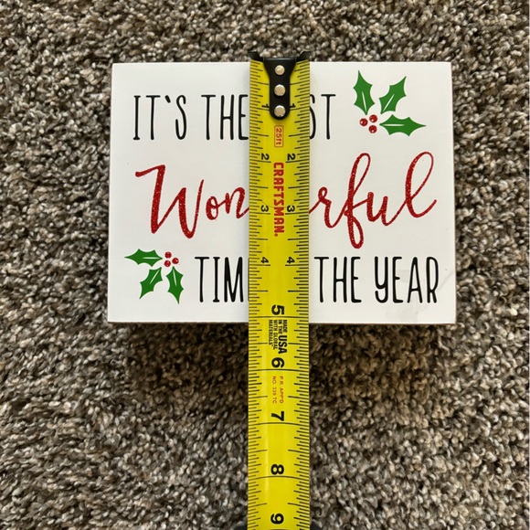 Wood Christmas Sign - Picture 3 of 4